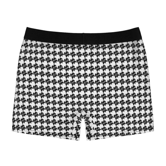 Classic Batman Houndstooth Black & White Boxer Briefs - Qolord