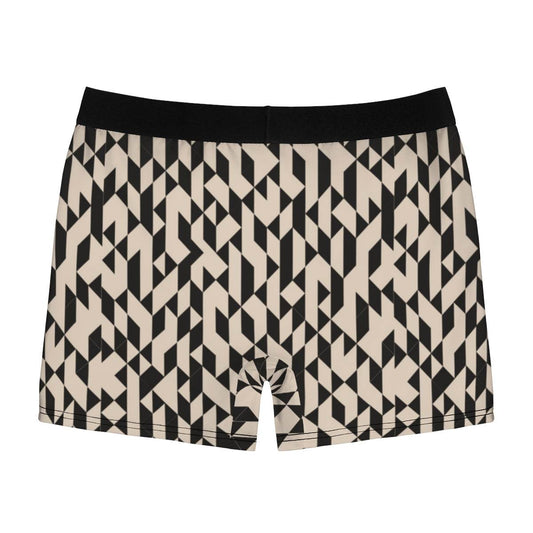 Classic Black & Beige Triangle Boxer Briefs - Qolord