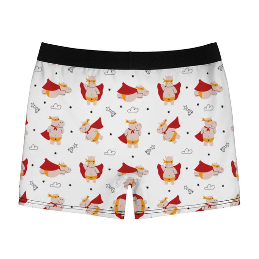 Don't Stop Until You're Proud Super Hippopotamus Boxer Briefs - Qolord
