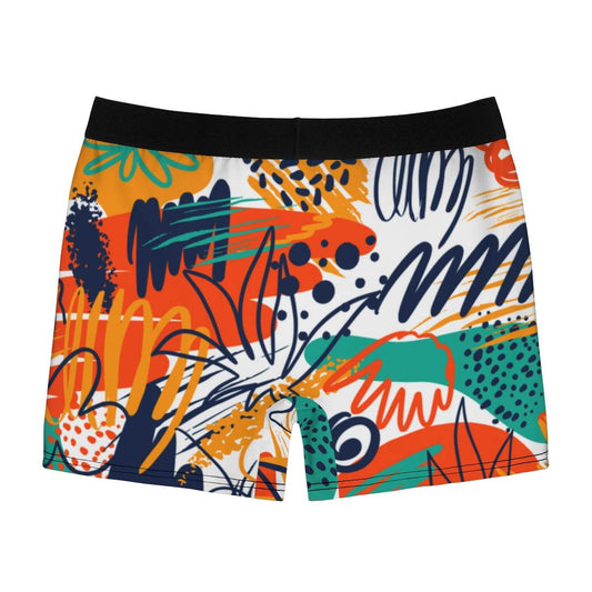 Happiness Is An Inside Job Abstract Color Burst Boxer Briefs - Qolord