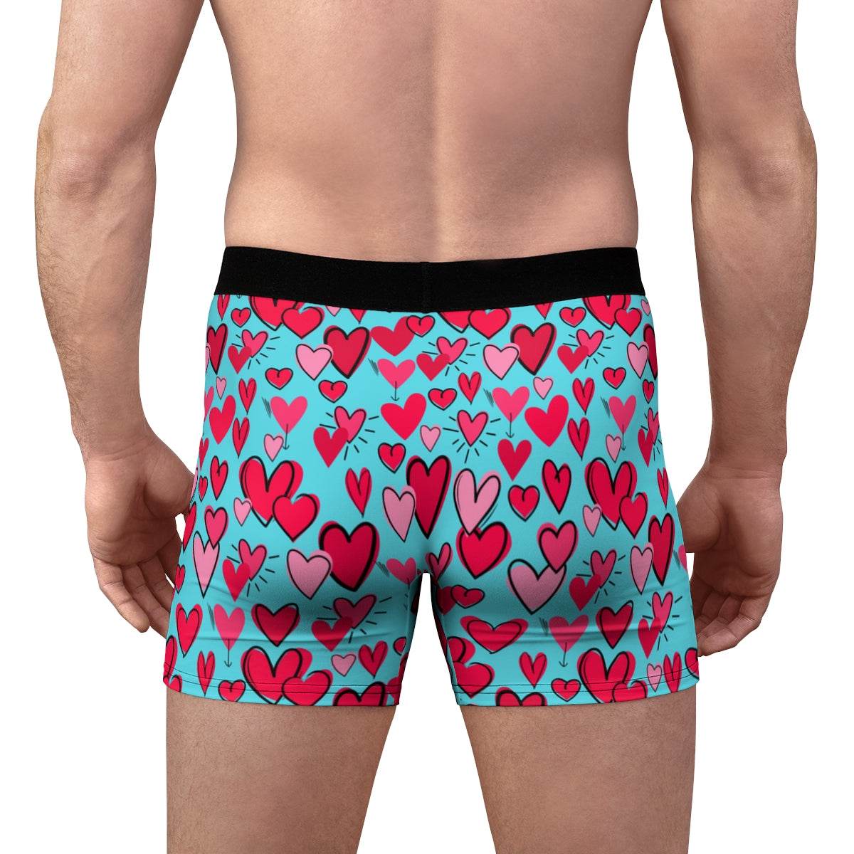 Happiness Is When Shared Heart Boxers - Qolord