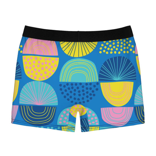 If You Can Dream It You Can Do It Abstract Lemon Slices Boxer Briefs - Qolord