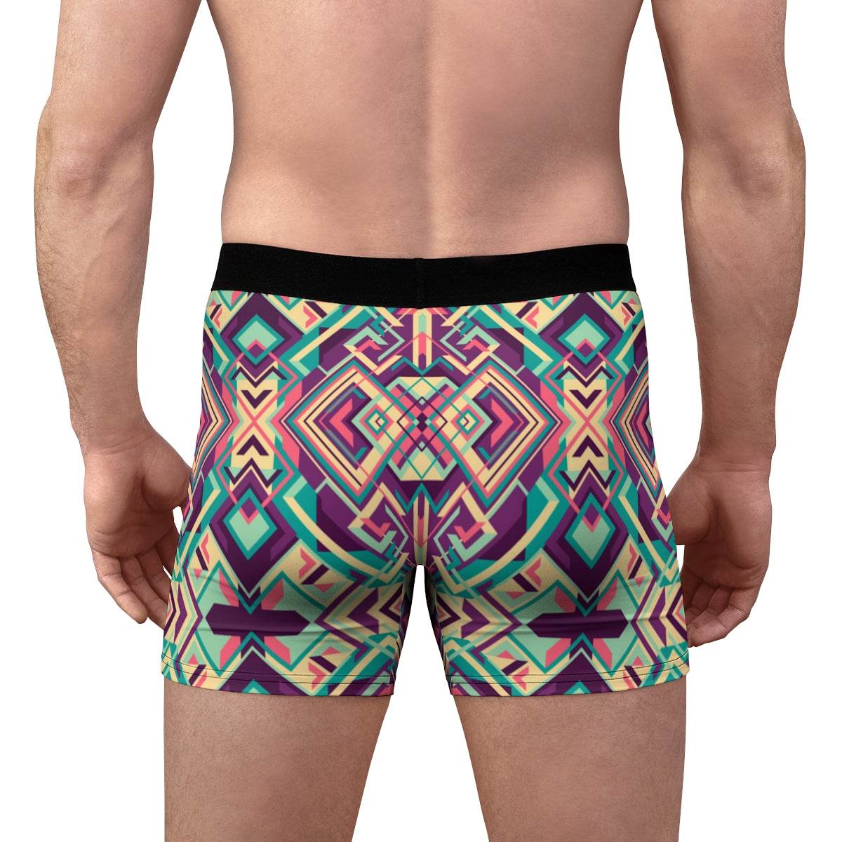 Mindset Is Everything Kaleidoscope Boxer Briefs - Qolord
