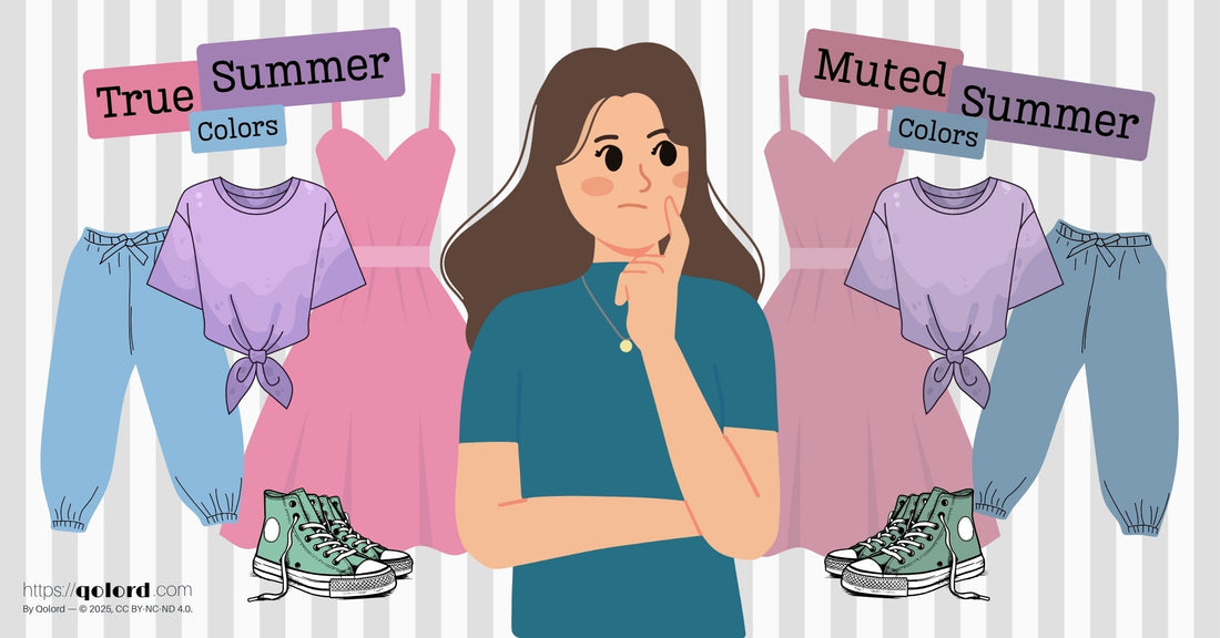 True Summer Colors vs Muted Summer Colors: How to Spot the Difference? 🎨 - Qolord