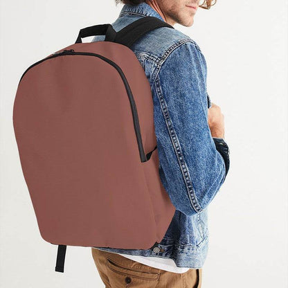 Almond Blush Waterproof Backpack (R-FM-ME) - Man CloseUp