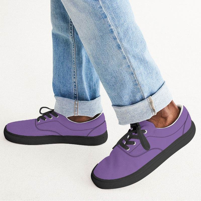 Amethyst Men's Canvas Sneakers (MPU3-CL-LI) - Man CloseUp