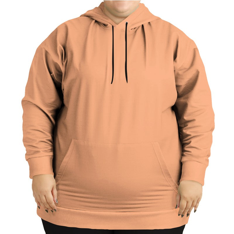 Apricot Hoodie PLUS (OR1-ME-LI) - Woman Front PLUS
