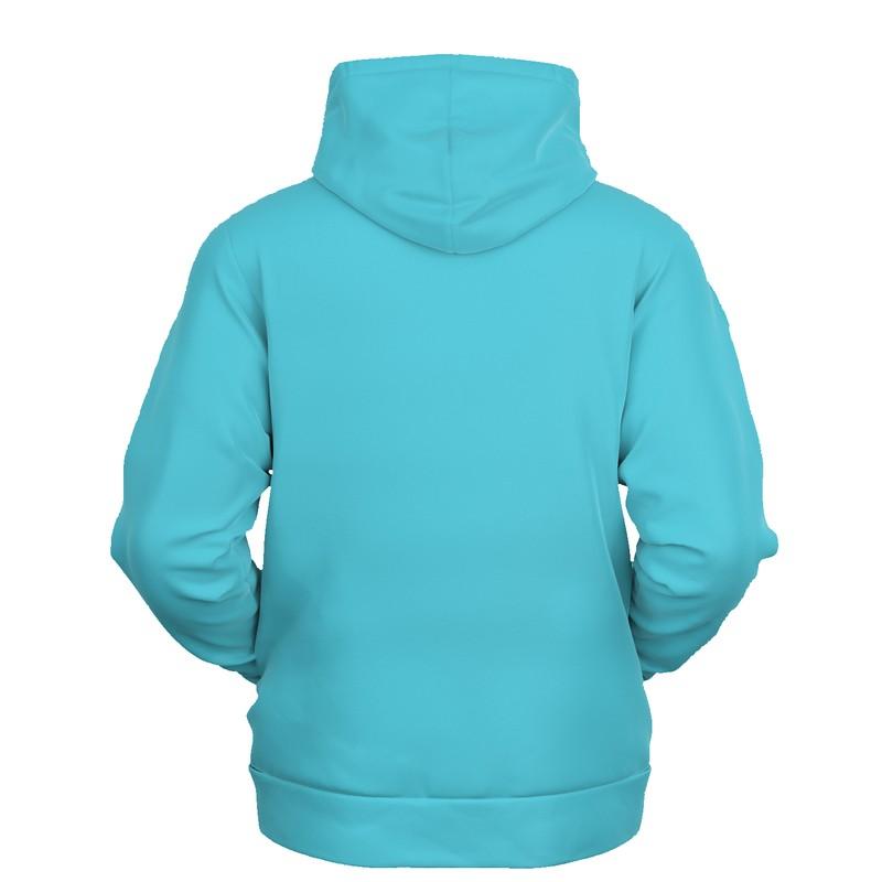 Aqua Blue Hoodie (C60M0Y15K0) - Ghost Back