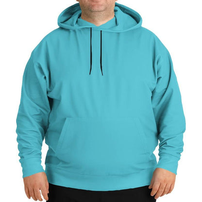 Aqua Blue Hoodie (C60M0Y15K0) - Man Front PLUS