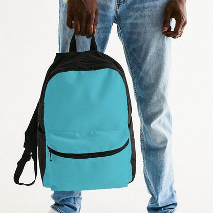 Aqua Canvas Backpack (C-BR-ME) - Man Holding