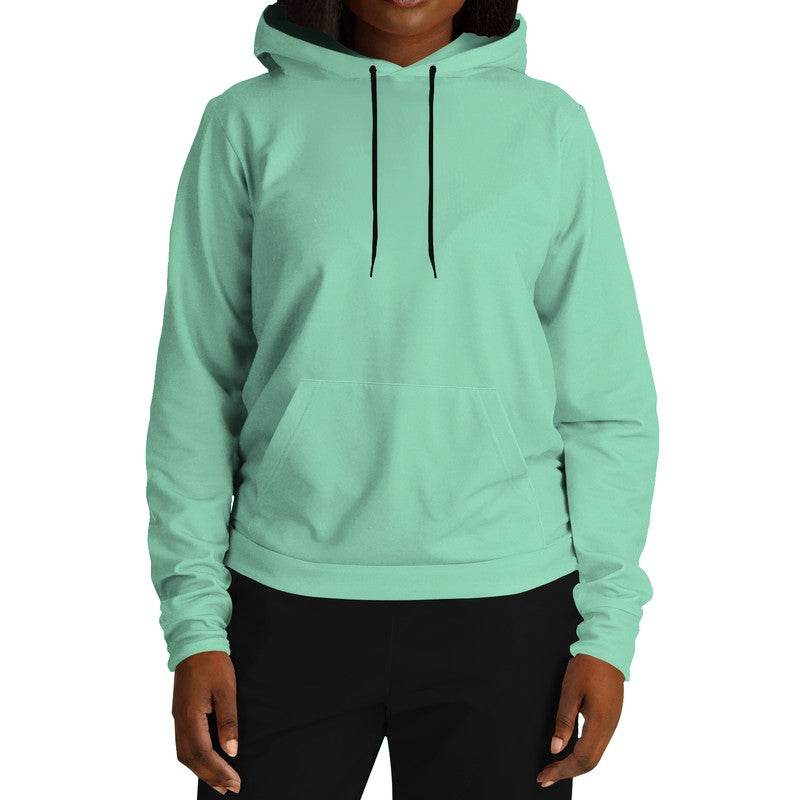Aquamarine Blue Hoodie (BGG2-ME-LI) - Woman Front