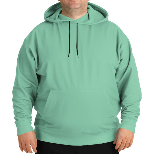 Aquamarine Blue Hoodie PLUS (BGG2-ME-LI) - Man Front PLUS