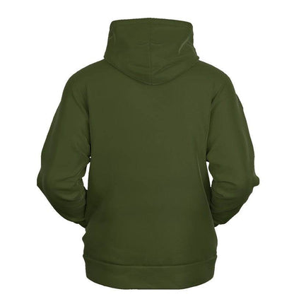 Army Green Hoodie (L-FM-DA) - Ghost Back