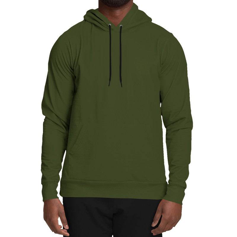 Army Green Hoodie (L-FM-DA) - Man Front