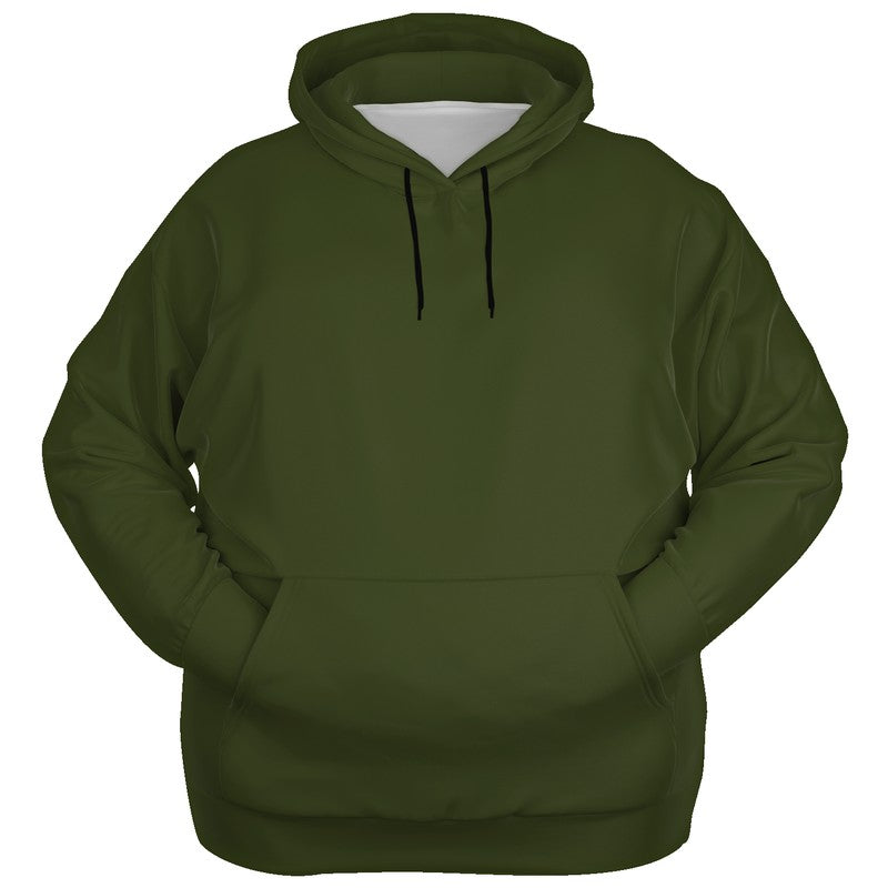 Army Green Hoodie PLUS (L-FM-DA) - Ghost Front PLUS