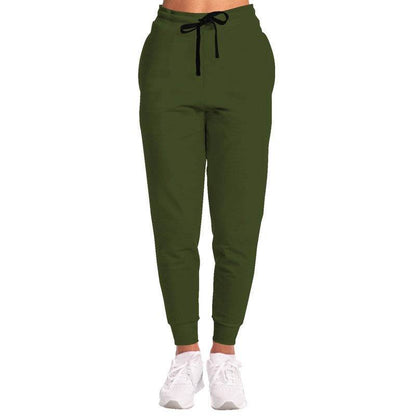 Army Green Joggers (L-FM-DA) - Woman Front