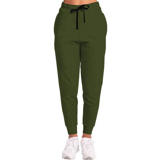 Army Green Joggers (L-FM-DA) - Woman Front