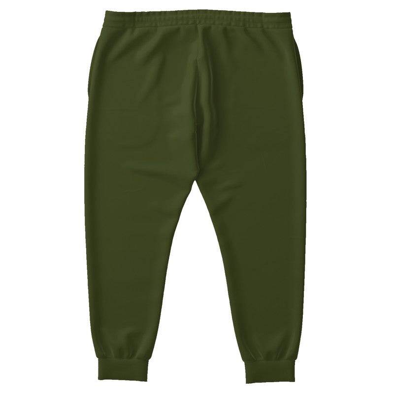 Army Green Joggers PLUS (L-FM-DA) - Back PLUS