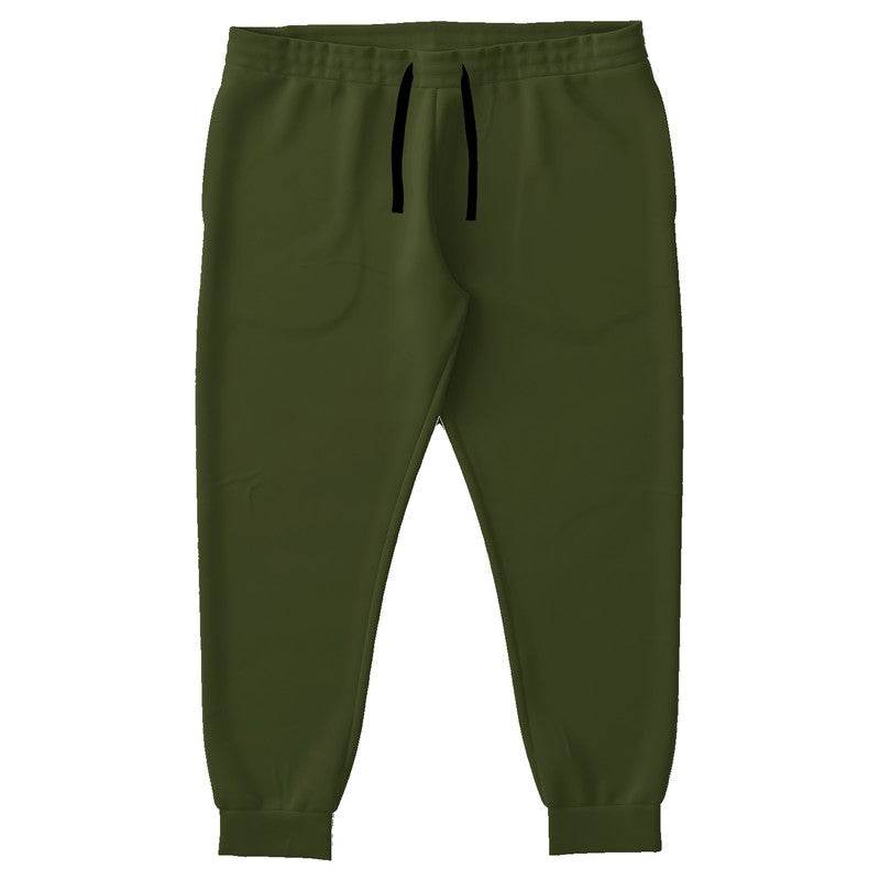 Army Green Joggers PLUS (L-FM-DA) - Front PLUS