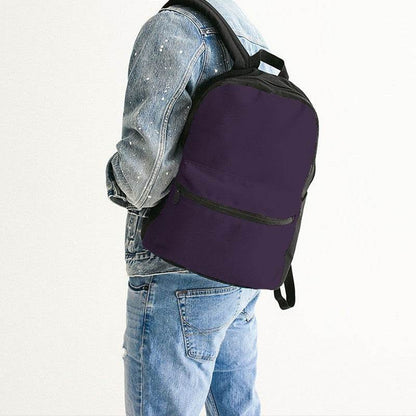 Aubergine Canvas Backpack (MPU2-FM-DA) - Man Back CloseUp