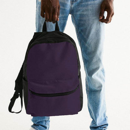 Aubergine Canvas Backpack (MPU2-FM-DA) - Man Holding