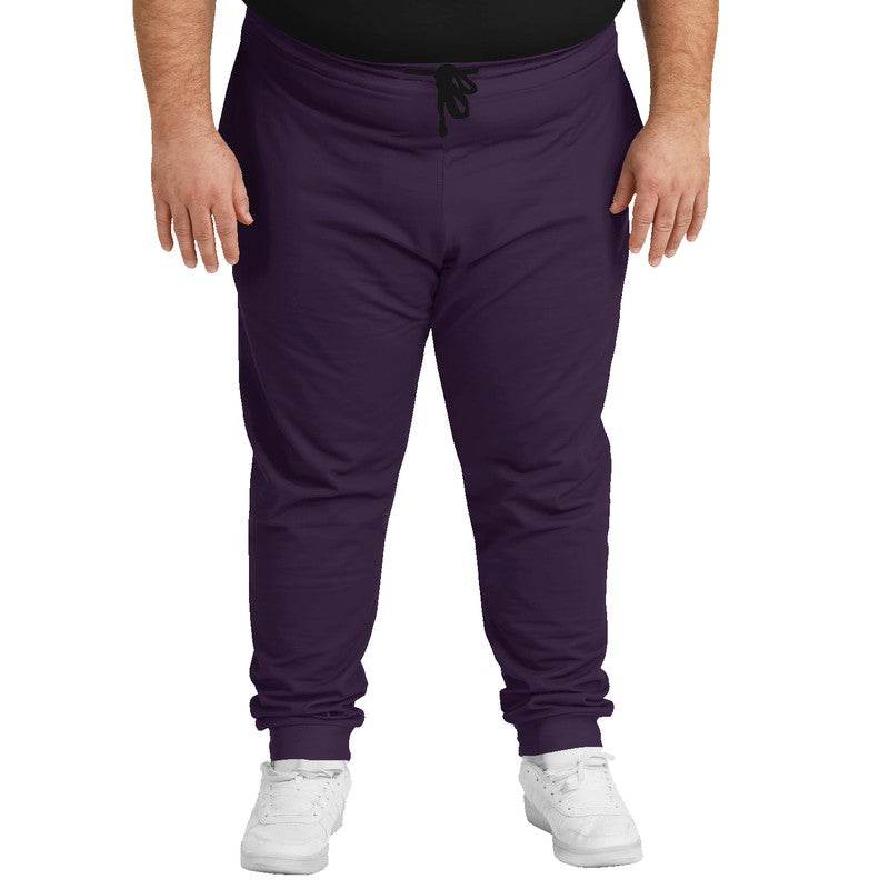 Aubergine Joggers PLUS (MPU2-FM-DA) - Man Front PLUS