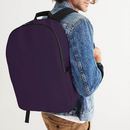 Aubergine Waterproof Backpack (MPU2-FM-DA) - Man CloseUp