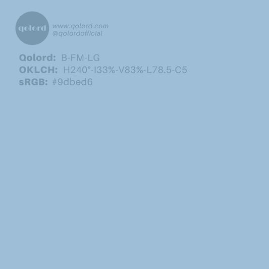 Lightened Fully-Muted Blue | B-FM-LG