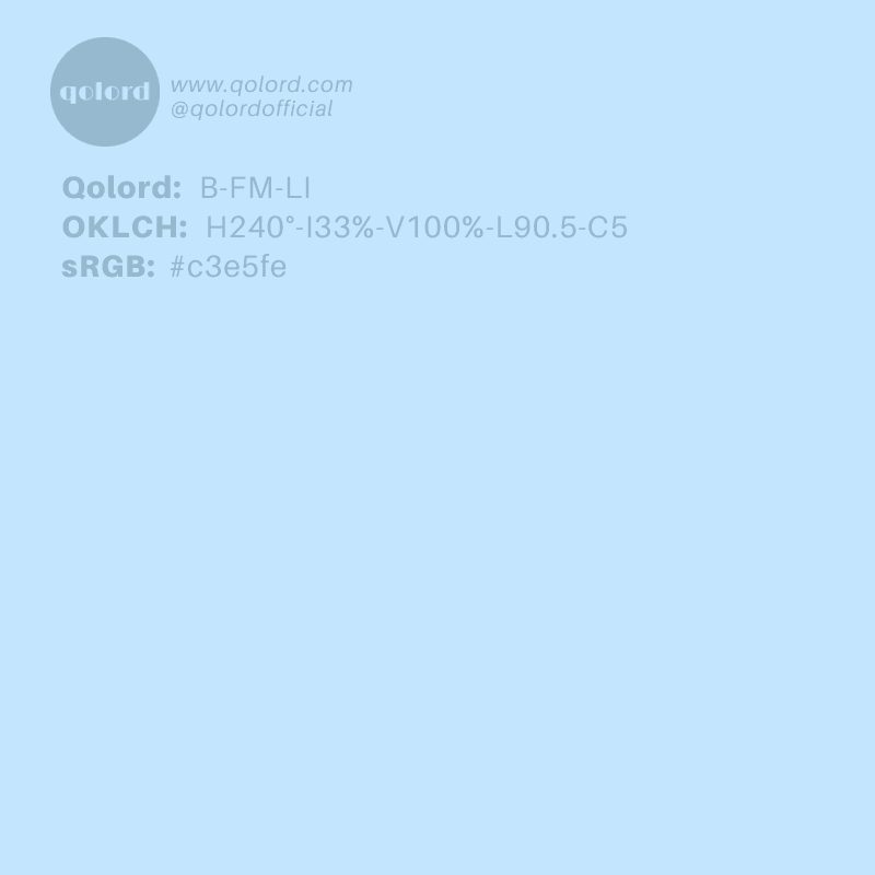 Light Fully-Muted Blue | B-FM-LI