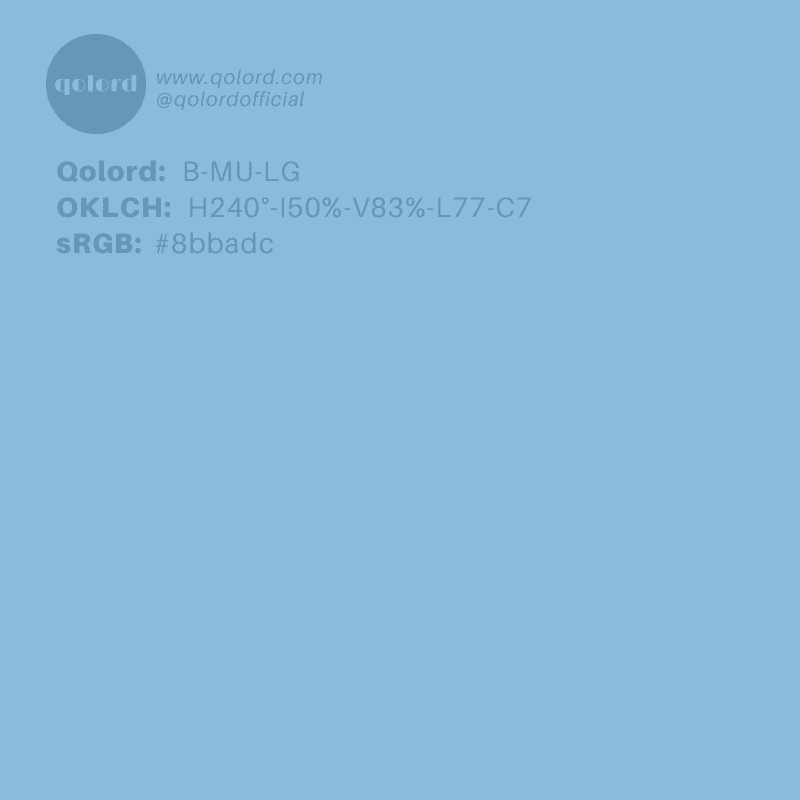 Lightened Muted Blue | B-MU-LG