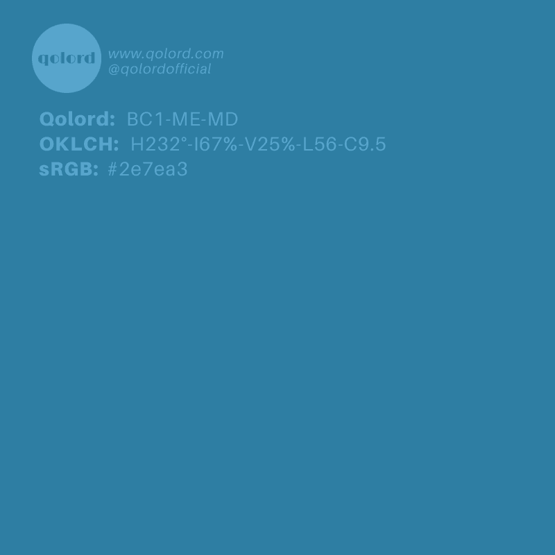 Medium-Dark Medium Cyan | BC1-ME-MD