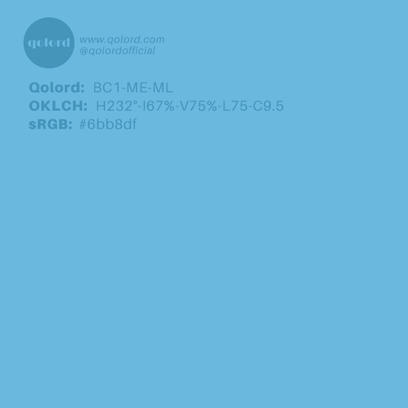 Medium-Light Medium Cyan | BC1-ME-ML