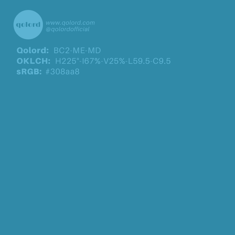 Medium-Dark Medium Cyan | BC2-ME-MD