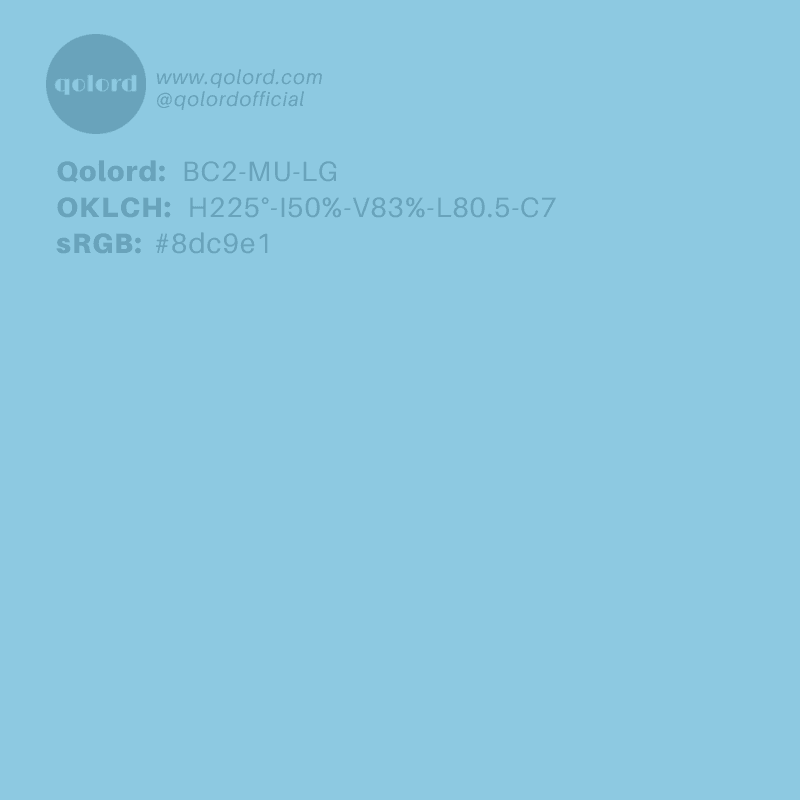 Lightened Muted Cyan | BC2-MU-LG