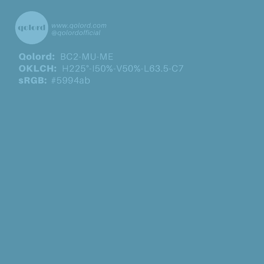 Medium Muted Cyan | BC2-MU-ME