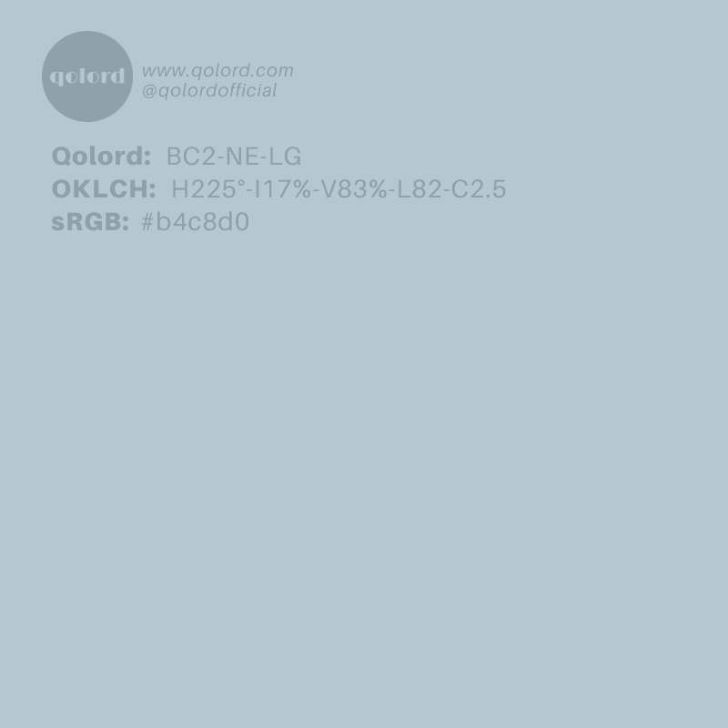 Lightened Neutral Cyan | BC2-NE-LG