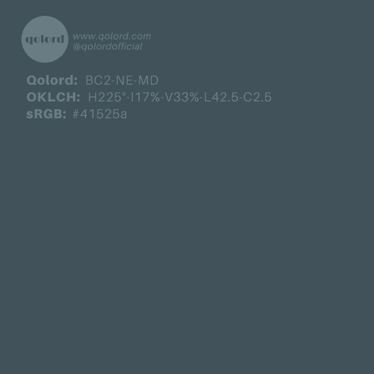 Medium-Dark Neutral Cyan | BC2-NE-MD