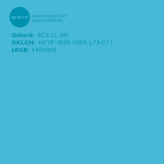 Medium Clear Cyan | BC3-CL-ME