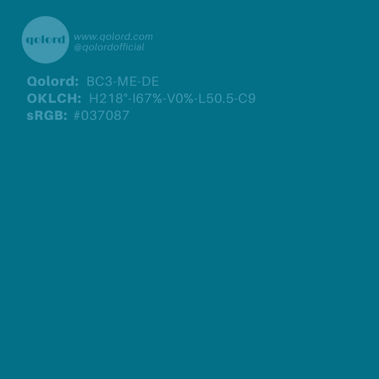 Deep Medium Cyan | BC3-ME-DE