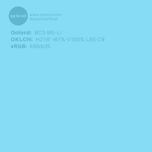 Light Medium Cyan | BC3-ME-LI