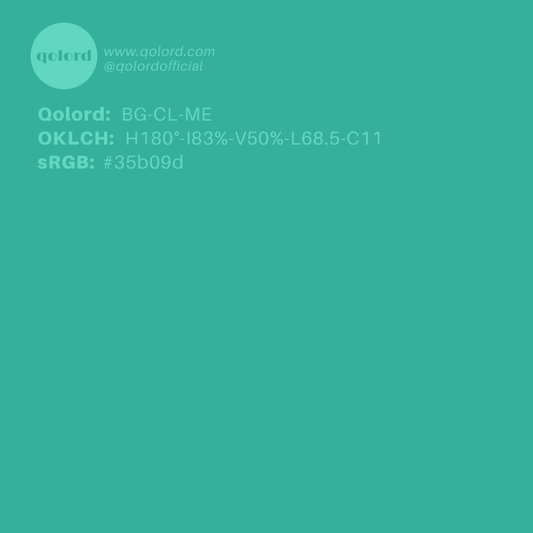 Medium Clear Blue-Green | BG-CL-ME