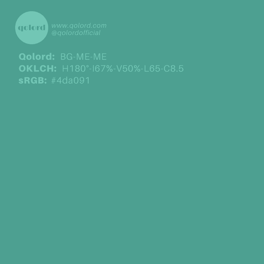 Medium Blue-Green | BG-ME-ME