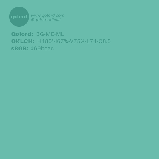 Medium-Light Medium Blue-Green | BG-ME-ML