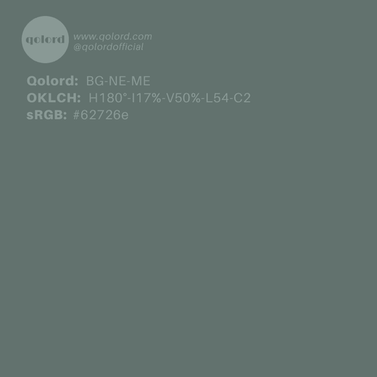 Medium Neutral Blue-Green | BG-NE-ME