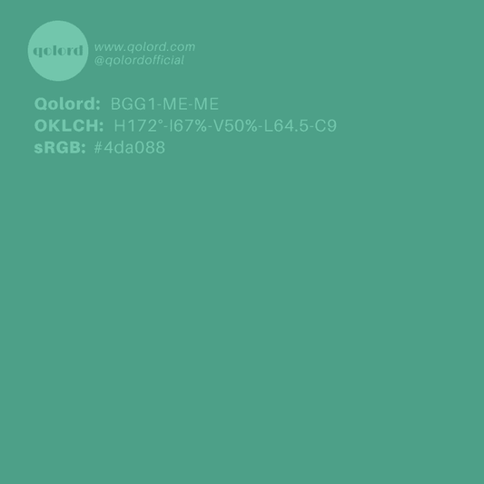 Medium Blue-Green | BGG1-ME-ME
