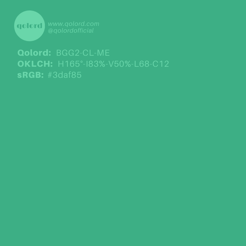 Medium Clear Green | BGG2-CL-ME