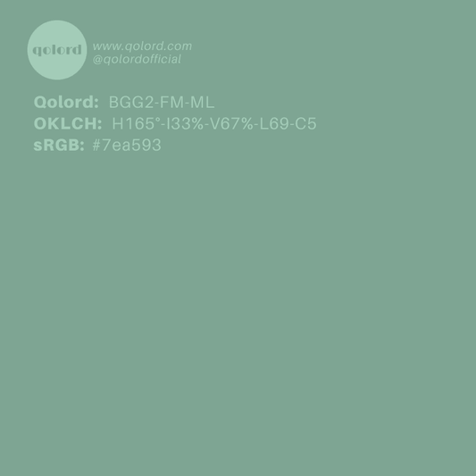 Medium-Light Fully-Muted Green | BGG2-FM-ML