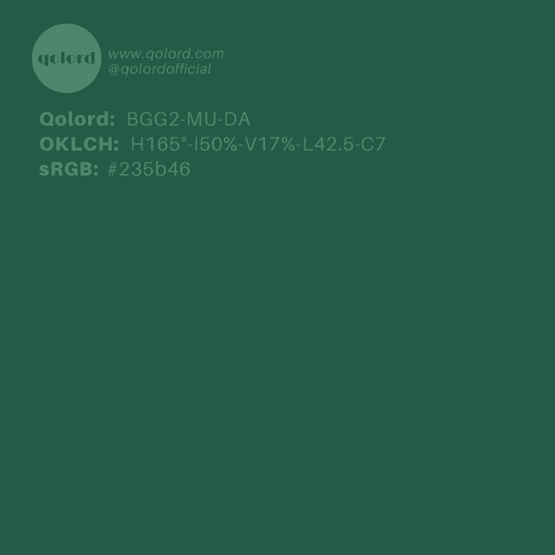 Dark Muted Green | BGG2-MU-DA