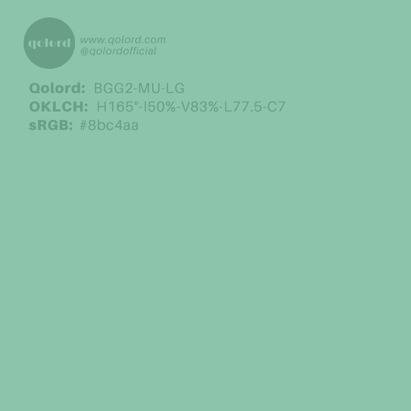Lightened Muted Green | BGG2-MU-LG