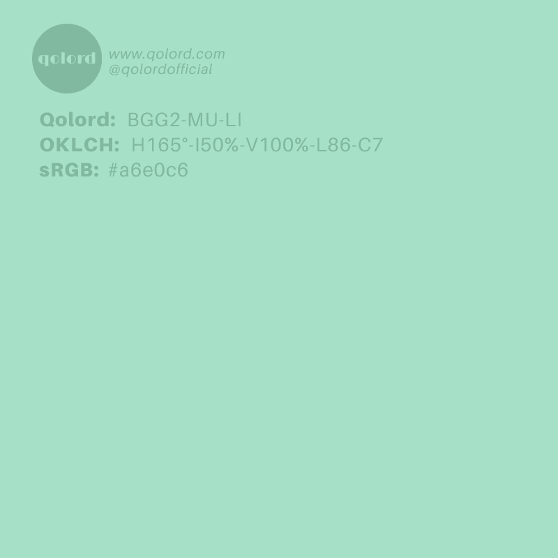 Light Muted Green | BGG2-MU-LI